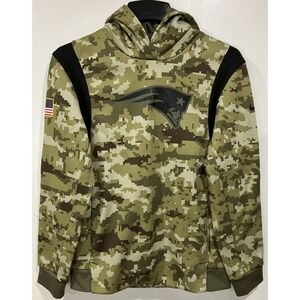 New England Patriots Nike Hoodie Youth 14 Salute To Service On Field Digi Camo